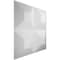 Ekena Millwork Foster EnduraWall Decorative 3D Wall Panel, White, 19 5/8"W x 19 5/8"H WP20X20FOWH - alternate 2